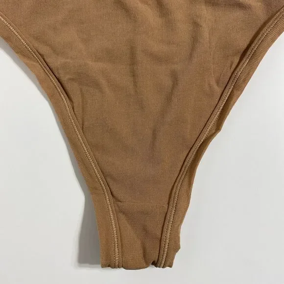 SKIMS Fits Everybody Cheeky Brief Panty Panties Women's XXS 2XS Sienna Brown NEW - Picture 8 of 10